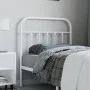 White metal headboard 90 cm by vidaXL, Headboards and footboards - Ref: Foro24-352655, Price: 33,19 €, Discount: %