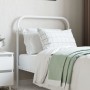 Cabecero de metal blanco 90 cm de vidaXL, Cabeceros y pies de cama - Ref: Foro24-352655, Precio: 33,80 €, Descuento: %