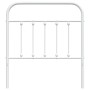 Cabecero de metal blanco 90 cm de vidaXL, Cabeceros y pies de cama - Ref: Foro24-352655, Precio: 33,80 €, Descuento: %