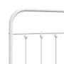 Cabecero de metal blanco 90 cm de vidaXL, Cabeceros y pies de cama - Ref: Foro24-352655, Precio: 33,80 €, Descuento: %