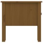 Mesa auxiliar de madera maciza de pino marrón miel 50x50x49 cm en Mesas auxiliares | Comprar online en Foru.es