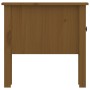 Mesa auxiliar 2 uds madera maciza pino marrón miel 50x50x49 cm en Mesas auxiliares | Comprar online en Foru.es