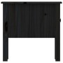 Mesa auxiliar de madera maciza de pino negro 50x50x49 cm en Mesas auxiliares | Comprar online en Foru.es