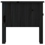 Mesa auxiliar 2 uds de madera maciza de pino negro 50x50x49 cm en Mesas auxiliares | Comprar online en Foru.es