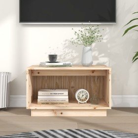 Mueble de TV de madera maciza de pino 60x35x35 cm en Muebles TV | Comprar online en Foru.es