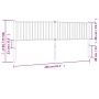 Cabecero de metal negro 200 cm de vidaXL, Cabeceros y pies de cama - Ref: Foro24-350902, Precio: 42,58 €, Descuento: %