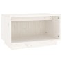 Mueble de TV de madera maciza de pino blanco 60x35x35 cm en Muebles TV | Comprar online en Foru.es