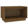Mueble de TV madera maciza de pino marrón miel 60x35x35 cm en Muebles TV | Comprar online en Foru.es
