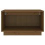 Mueble de TV madera maciza de pino marrón miel 60x35x35 cm en Muebles TV | Comprar online en Foru.es