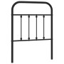 Cabecero de metal negro 75 cm de vidaXL, Cabeceros y pies de cama - Ref: Foro24-352604, Precio: 28,50 €, Descuento: %