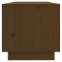 Mueble de TV madera maciza de pino marrón miel 90x35x35 cm en Muebles TV | Comprar online en Foru.es