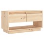 Mueble de TV de madera maciza de pino 74x34x40 cm en Muebles TV | Comprar online en Foru.es