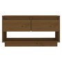 Mueble de TV madera maciza de pino marrón miel 74x34x40 cm en Muebles TV | Comprar online en Foru.es