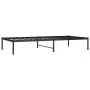 Estructura de cama de metal negro 90x190 cm de vidaXL, Camas y somieres - Ref: Foro24-350838, Precio: 63,00 €, Descuento: %