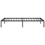 Estructura de cama de metal negro 90x190 cm de vidaXL, Camas y somieres - Ref: Foro24-350838, Precio: 63,00 €, Descuento: %
