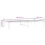 Estructura de cama de metal negro 90x190 cm de vidaXL, Camas y somieres - Ref: Foro24-350838, Precio: 66,74 €, Descuento: %