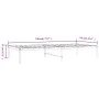 Estructura de cama de metal negro 90x190 cm de vidaXL, Camas y somieres - Ref: Foro24-350838, Precio: 63,00 €, Descuento: %