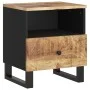 Mesita de noche madera maciza mango y madera contrachapada de vidaXL, Mesitas de noche - Ref: Foro24-350648, Precio: 74,54 €,...