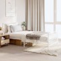 Estructura cama metal con cabecero y pie cama blanca 100x200 cm de vidaXL, Camas y somieres - Ref: Foro24-350944, Precio: 66,...