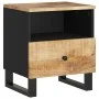 Mesita de noche madera maciza mango y madera contrachapada de vidaXL, Mesitas de noche - Ref: Foro24-350648, Precio: 74,54 €,...
