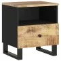 Mesita de noche madera maciza mango y madera contrachapada de vidaXL, Mesitas de noche - Ref: Foro24-350648, Precio: 74,54 €,...