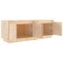 Mueble de TV de madera maciza de pino 110x34x40 cm en Muebles TV | Comprar online en Foru.es