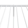 Estructura cama metal con cabecero y pie cama blanca 100x200 cm de vidaXL, Camas y somieres - Ref: Foro24-350944, Precio: 66,...