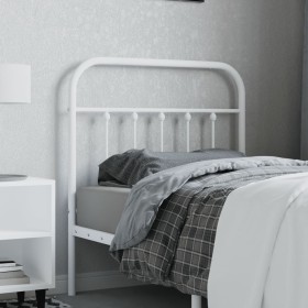 Cabecero de metal blanco 80 cm de vidaXL, Cabeceros y pies de cama - Ref: Foro24-352654, Precio: 29,33 €, Descuento: %