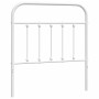 Cabecero de metal blanco 80 cm de vidaXL, Cabeceros y pies de cama - Ref: Foro24-352654, Precio: 29,33 €, Descuento: %
