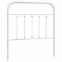 Kopfteil aus weißem Metall, 80 cm von vidaXL, Kopf- und Fußteile - Ref: Foro24-352654, Preis: 28,86 €, Rabatt: %