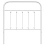 Cabecero de metal blanco 80 cm de vidaXL, Cabeceros y pies de cama - Ref: Foro24-352654, Precio: 29,33 €, Descuento: %