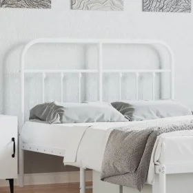 Kopfteil aus weißem Metall, 120 cm von vidaXL, Kopf- und Fußteile - Ref: Foro24-352658, Preis: 40,50 €, Rabatt: %