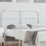 Cabecero de metal blanco 120 cm de vidaXL, Cabeceros y pies de cama - Ref: Foro24-352658, Precio: 41,21 €, Descuento: %