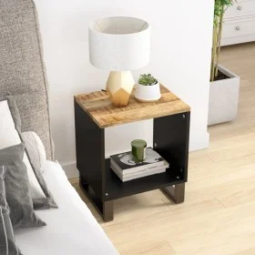 Couchtisch aus massivem Mangoholz und Sperrholz, 40 x 31 x 46 cm von vidaXL, Couchtisch - Ref: Foro24-350640, Preis: 36,47 €,...