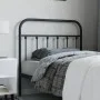 Kopfteil aus schwarzem Metall, 100 cm von vidaXL, Kopf- und Fußteile - Ref: Foro24-352607, Preis: 30,09 €, Rabatt: %