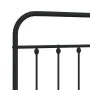 Kopfteil aus schwarzem Metall, 100 cm von vidaXL, Kopf- und Fußteile - Ref: Foro24-352607, Preis: 30,09 €, Rabatt: %