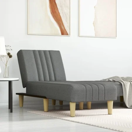 Sofá diván de tela gris oscuro de vidaXL, Divanes - Ref: Foro24-352823, Precio: 151,47 €, Descuento: %