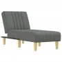 Sofá diván de tela gris oscuro de vidaXL, Divanes - Ref: Foro24-352823, Precio: 151,47 €, Descuento: %