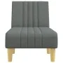 Sofá diván de tela gris oscuro de vidaXL, Divanes - Ref: Foro24-352823, Precio: 151,47 €, Descuento: %