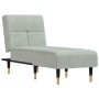Sofá diván de terciopelo gris claro de vidaXL, Divanes - Ref: Foro24-352808, Precio: 157,03 €, Descuento: %