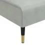 Sofá diván de terciopelo gris claro de vidaXL, Divanes - Ref: Foro24-352808, Precio: 176,71 €, Descuento: %
