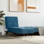 Sofá diván de terciopelo azul de vidaXL, Divanes - Ref: Foro24-352807, Precio: 165,35 €, Descuento: %