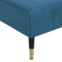 Sofá diván de terciopelo azul de vidaXL, Divanes - Ref: Foro24-352807, Precio: 165,35 €, Descuento: %