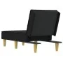 Diwansofa aus schwarzem Stoff von vidaXL, Tagesbetten - Ref: Foro24-352833, Preis: 150,92 €, Rabatt: %