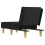 Sofá diván de tela negro de vidaXL, Divanes - Ref: Foro24-352833, Precio: 147,68 €, Descuento: %