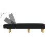 Sofá diván de tela negro de vidaXL, Divanes - Ref: Foro24-352833, Precio: 147,68 €, Descuento: %