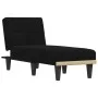 Sofá diván de tela negro de vidaXL, Divanes - Ref: Foro24-352818, Precio: 149,05 €, Descuento: %