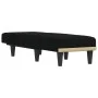 Sofá diván de tela negro de vidaXL, Divanes - Ref: Foro24-352818, Precio: 149,05 €, Descuento: %