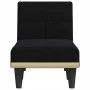 Sofá diván de tela negro de vidaXL, Divanes - Ref: Foro24-352818, Precio: 149,05 €, Descuento: %