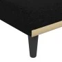 Diwansofa aus schwarzem Stoff von vidaXL, Tagesbetten - Ref: Foro24-352818, Preis: 149,05 €, Rabatt: %